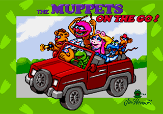 The Muppets On The Go title screen for Sega Pico